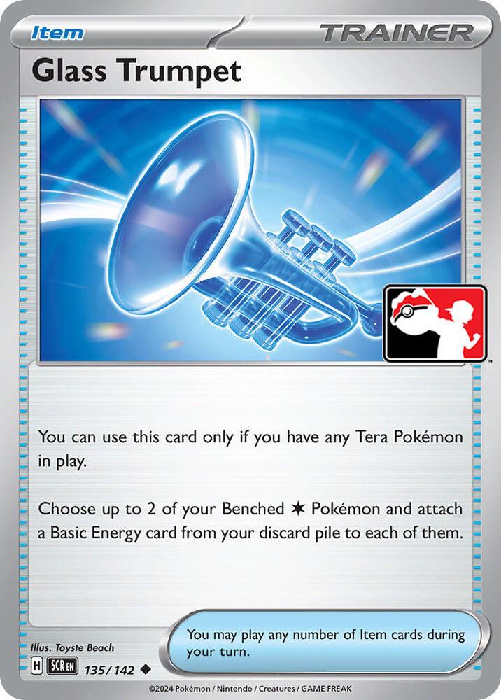 Stellar Crown Glass Trumpet [Prize-Pack] Pokémon card